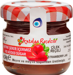 Antalya Reçelcisi Şeker İlavesiz Çilek Reçeli 34 G 48 Ad - Antalya Reçelcisi
