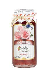 Antalya Reçelcisi Gül Reçeli 290 G 12li - Antalya Reçelcisi