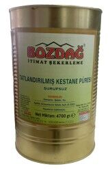 Bozdağ Püre Kestane Şekeri 4,7 Kg - Bozdağ