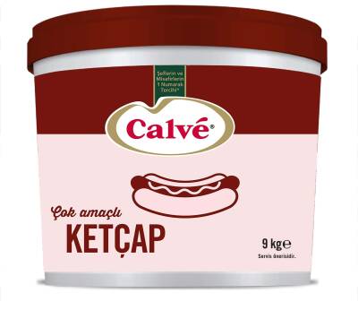 Calve Çok Amaçlı Ketçap 9 Kg - 1