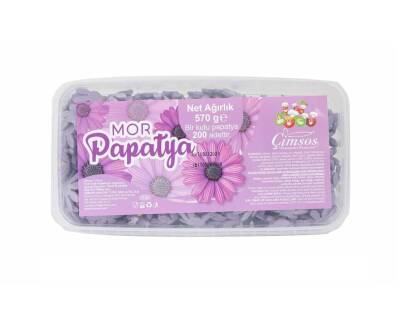 Çimsos Mor Papatya Dekor 570 G 4 Ad - 1