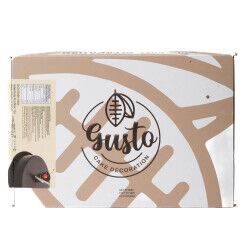 Dr. Gusto Beyaz-Siyah Bıçak Dekor Çikolata 192 Ad (Kod:9524) - Dr. Gusto