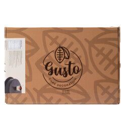 Dr. Gusto Siyah Yaprak Dekor Çikolata 448 Ad (Kod:9340) - Dr. Gusto