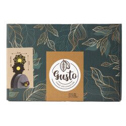 Dr. Gusto Siyah Papatya Dekor Çikolata 288 Ad (Kod:8985) - Dr. Gusto