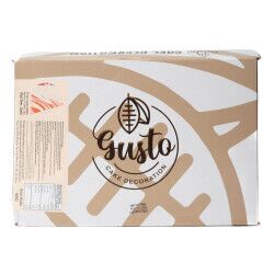 Dr. Gusto Üçgen Turuncu Desenli Dekor Çikolata 384 Ad (Kod:8862) - Dr. Gusto