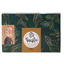 Dr. Gusto Kırmızı-Beyaz Yelpaze Dekor Çikolata 240 Ad (Kod:9272) - Dr. Gusto