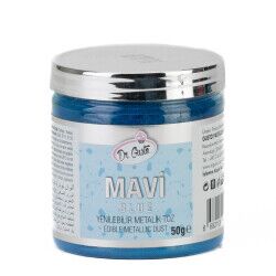 Dr. Gusto Yenilebilir Mavi Metalik Gıda Simi 50 G - Dr. Gusto