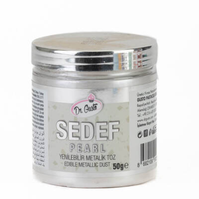 Dr. Gusto Yenilebilir Sedef Metalik Gıda Simi 50 G - 1