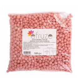 Efruze Çilekli Toplar Cornflakes 500 G 20 Ad - Merkay 