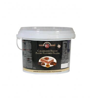 Fo Karamelize Bisküvi Aromalı Pasta Dolgusu 7 Kg - 1