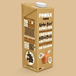 Fomilk Bitkisel Bazlı Fındık İçeceği 1 L - Fomilk