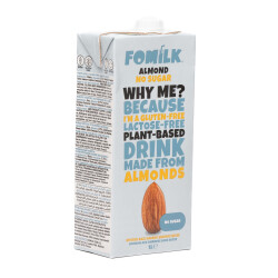 Fomilk Bitkisel Bazlı Şekersiz Badem İçeceği 1 L - Fomilk