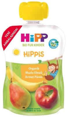 Hipp Muz Elma Armut Püresi 100 G 6lı - 1