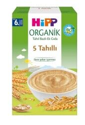 Hipp Organik 5 Tahıl Bazlı Ek Gıda 200 G 6lı - Hipp