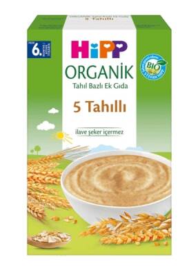 Hipp Organik 5 Tahıl Bazlı Ek Gıda 200 G 6lı - 1