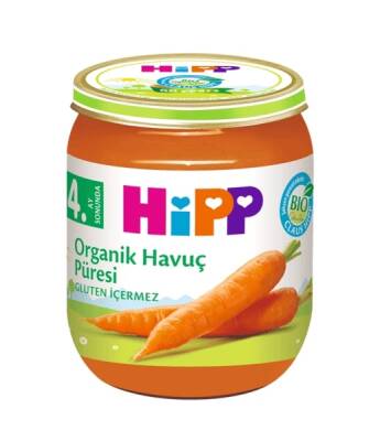 Hipp Organik Havuç Püresi 125 G 6lı - 1