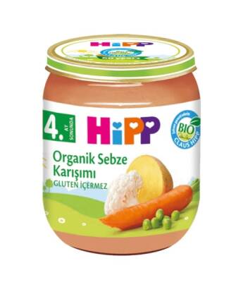 Hipp Organik Sebze Karışımı 125 G 6lı - 1