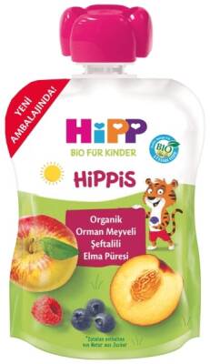 Hipp Orman Meyveli Şeftali Elma Püresi 100 G 6lı - 1