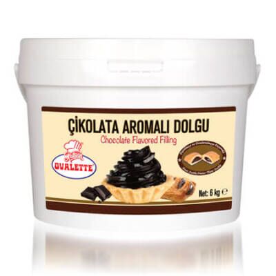 Ovalette Çikolata Aromalı Dolgu 6 Kg - 1