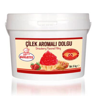 Ovalette Çilek Aromalı Dolgu 6 Kg - 1