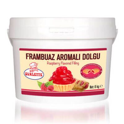 Ovalette Frambuaz Aromalı Dolgu 6 Kg - 1