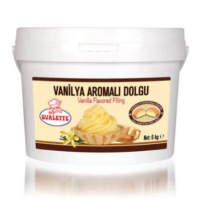 Ovalette Vanilya Aromalı Dolgu 6 Kg - 1