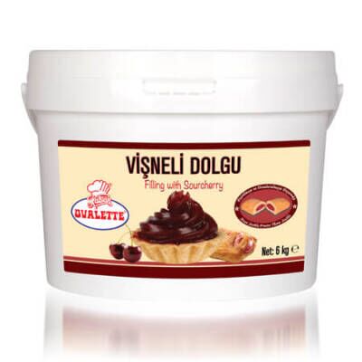 Ovalette Vişne Aromalı Dolgu 6 Kg - 1