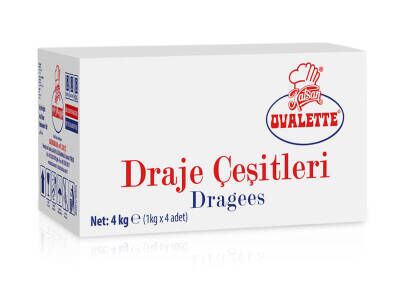 Ovalette Beyaz(Fildişi) Badem Draje 1 Kg - 3