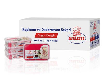 Ovalette Fuşya Kaplama Hamuru 1 Kg - 1