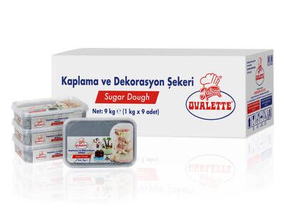 Ovalette Gri Kaplama Hamuru 1 Kg - 1