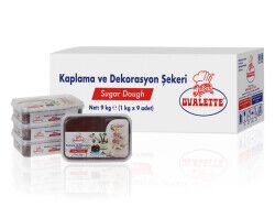 Ovalette Kahverengi Kaplama Hamuru 1 Kg - Katsan