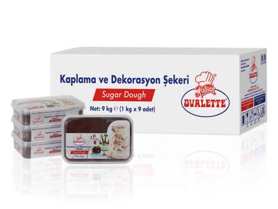 Ovalette Kahverengi Kaplama Hamuru 1 Kg - 1