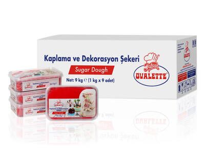 Ovalette Kırmızı Kaplama Hamuru 1 Kg - 1