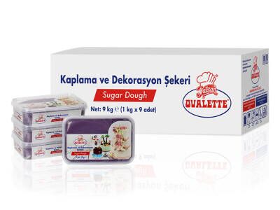 Ovalette Mor Kaplama Hamuru 1 Kg - 1