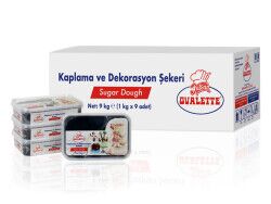 Ovalette Siyah Kaplama Hamuru 1 Kg - Katsan