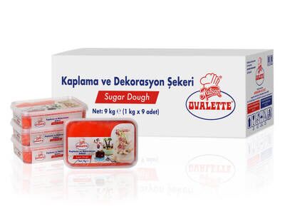 Ovalette Turuncu Kaplama Hamuru 1 Kg - 1