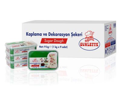 Ovalette Yeşil Kaplama Hamuru 1 Kg - 1