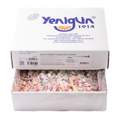 Şekerci Mahmut Meyveli Kuş Lokumu 5 Kg - 1