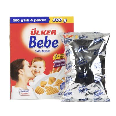 Ülker Bebe Bisküvisi 800 G 4 Ad - 1