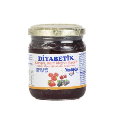 Yenigün Diyabetik Karışık Meyve Reçeli 230 G 6lı - 1